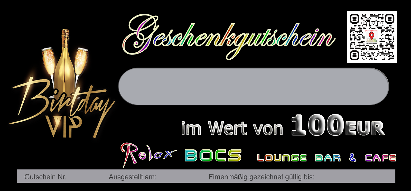100 EUR Bestellungen sind Vorort oder in unserem "Online Bestellsystem" möglich.